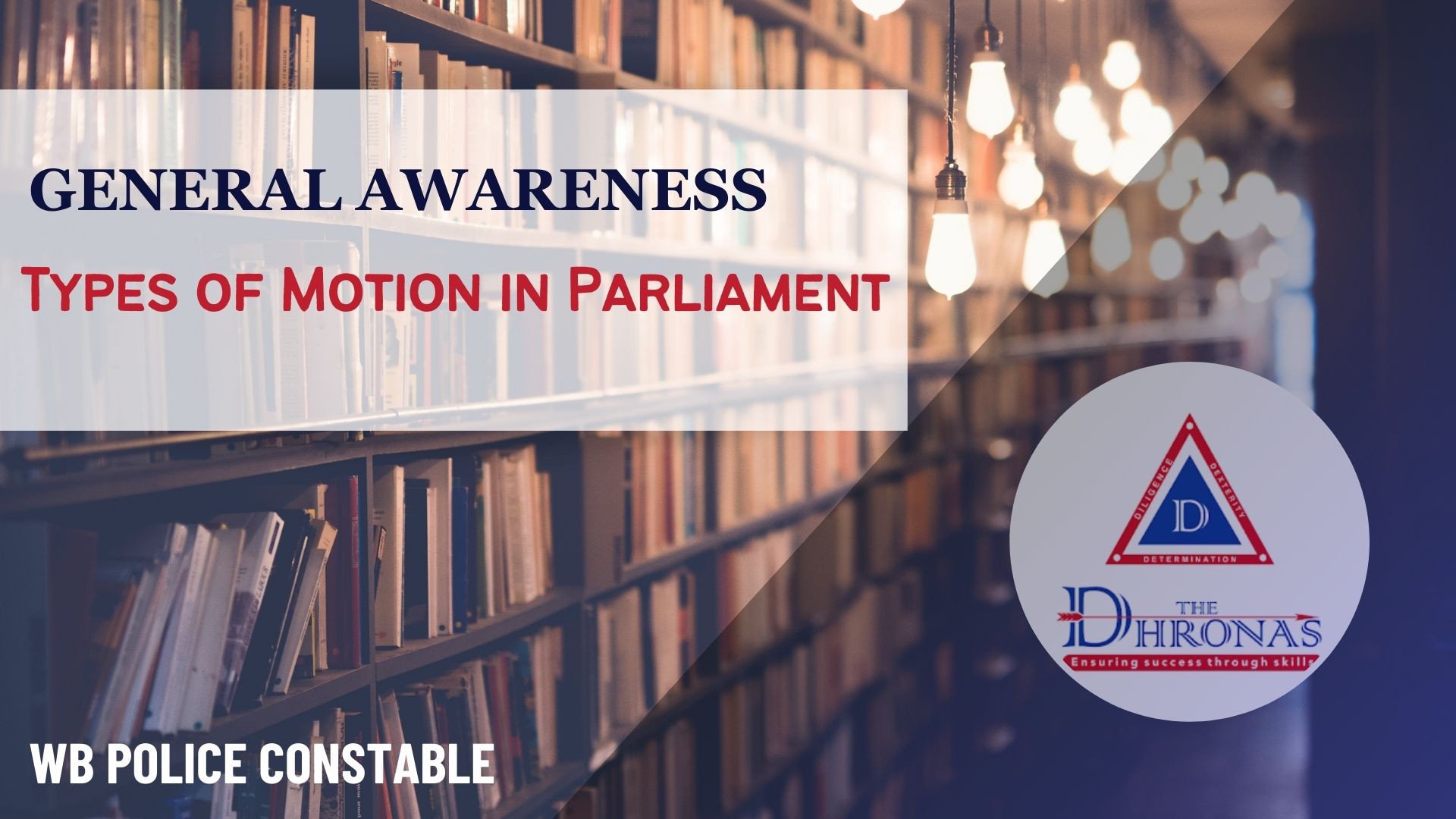 3 types of motion in parliament